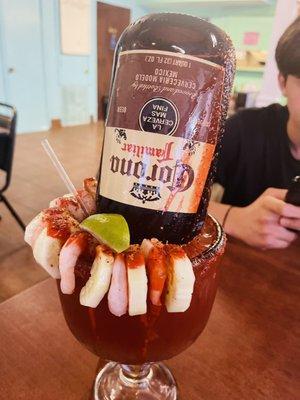 Micheladas preparada