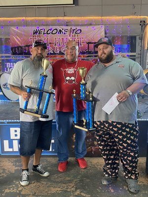 TIKI HUTT BAR & GRILL's annual Cook-Off Champion & Grand Champion!!!