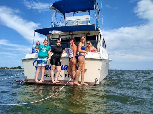 Swimming at the Sandbar