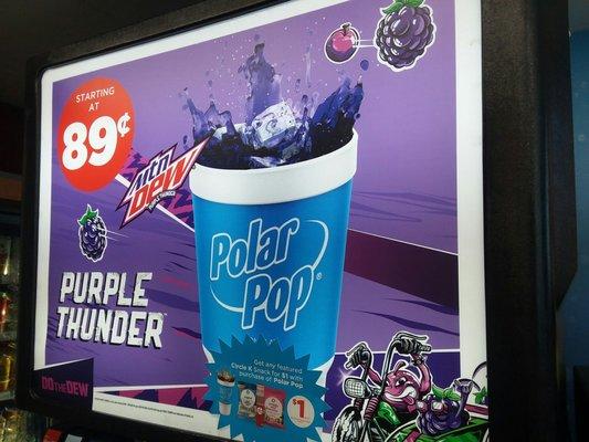 New Purple Thunder Mountain Dew