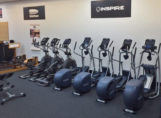 Elliptical Trainers by Precor, Spirit, Octane, Life Fitness, Landice