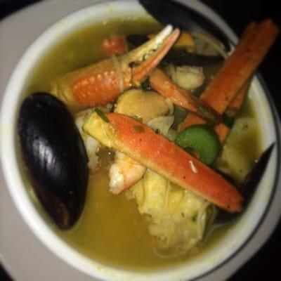 Seafood soup only at la Essencia restaurant !