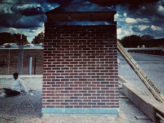 Repointing chimney