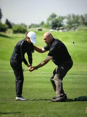 Hands on instruction for every level of experience and ambition. REAL GOLF playing lessons are one of the key things Joe Bosco is known for.