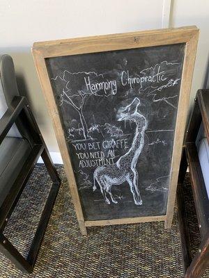 Harmony Chiropractic Sign