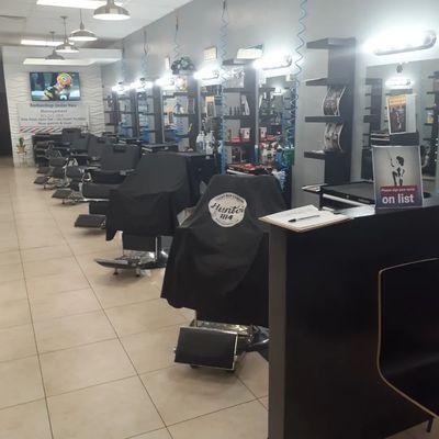 Shop interior....barbers station