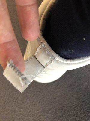 Latch broke when trying shoe on