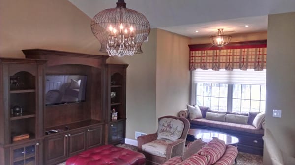 This upstairs bonus room was recently completed in the fall of 2013