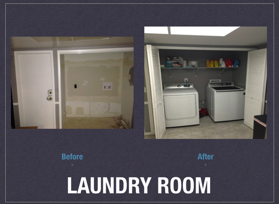 Laundry Room renovation