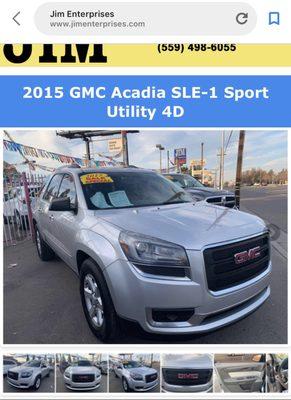 2015 GMC Acadia