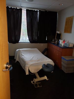 One of the massage rooms