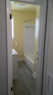 Small bathroom remodel. 1 of 2.