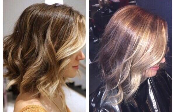 Left inspiration... Right cut and color by Claudia