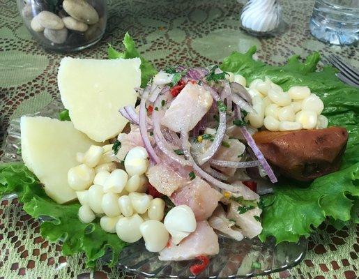 Ceviche de pescado