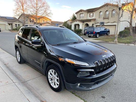 2016 Jeep after cleaning out!!