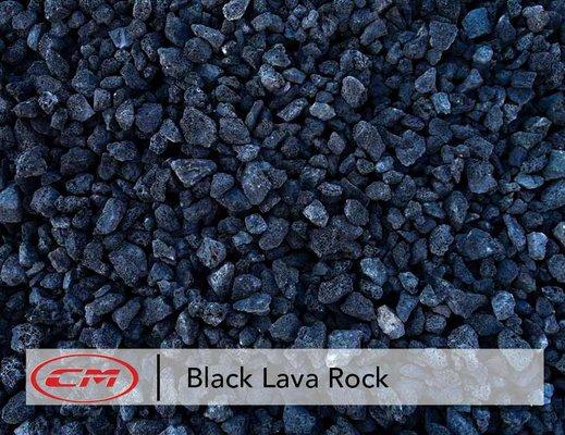 Black Lava Rock Black cinders