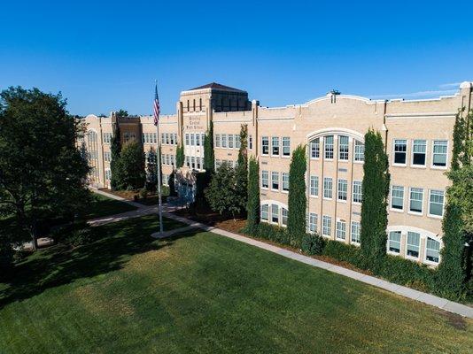 Greeley central High school. Aerial view