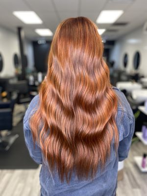 Copper Balayage