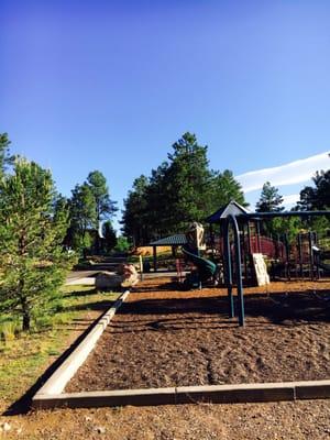 Keep celebrating every day like a child until you don't have any more birthdays. This swing set is so much fun!