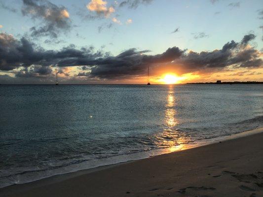 Sunset in Anguilla