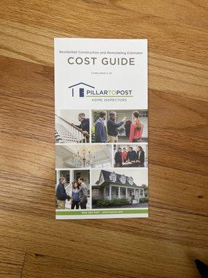 Cost Guide highlighting common items that require maintenance, replacement, repairs or other servicing.