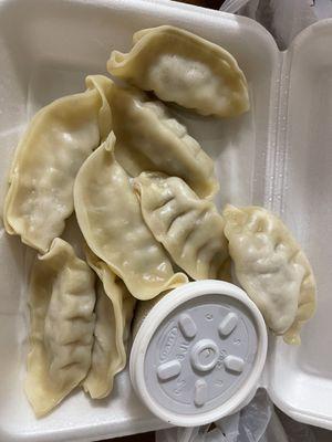 Steamed dumplings not fully cooked...