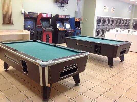 Video game and pool table