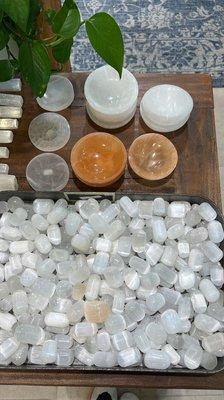 Selenite crystals