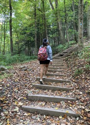 Steps to the first overlook