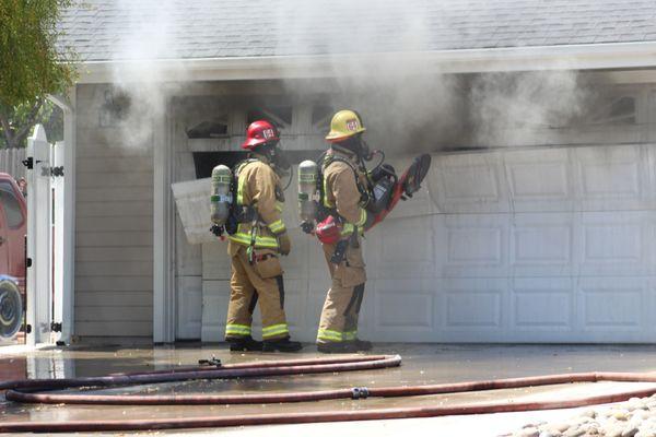 FCFA on a residential fire.