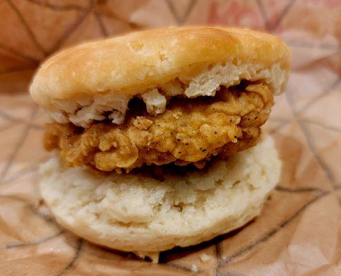 Chicken Biscuit - This was tender, fresh, and AMAZING!  The biscuit was soft and excellent too!!