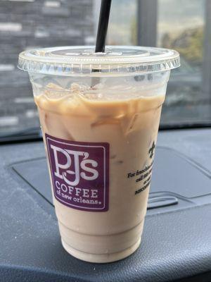 Large iced latte