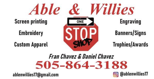 Able & Willies One Stop Shop