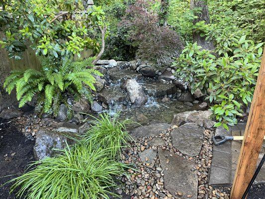 Beautiful water feature