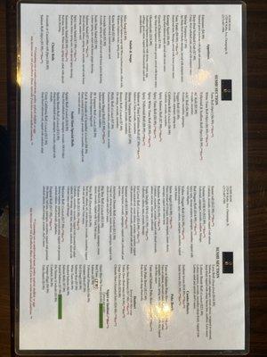 Menu: Side 2