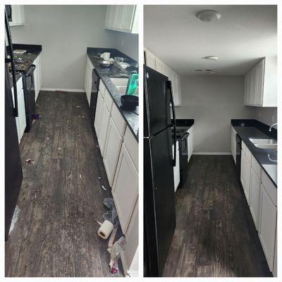 Deep clean kitchen