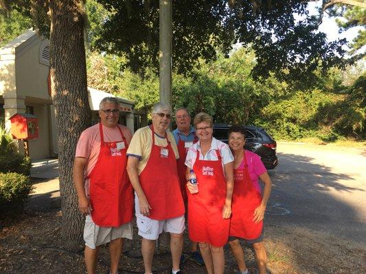 Red Apron Volunteers