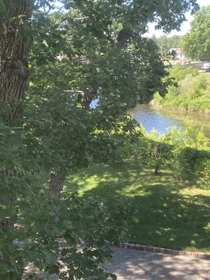 View of the river from Victorian room