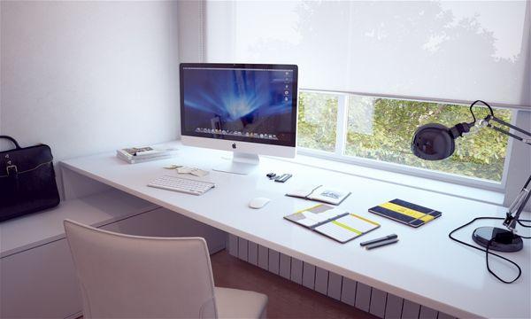 Light and bright work stations!  https://www.5linemedia.com/