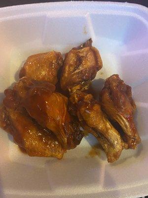 6 wing Teriyaki wings