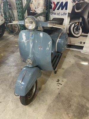 They have a few drool worthy vintage bikes in, too. Sadly ,the Lambretta TV175 isn't for sale.