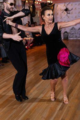 Ballroom dancing showcase performance Halloween