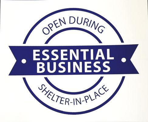 As an Essential Business, we will remain open as long as it remains safe to do so.