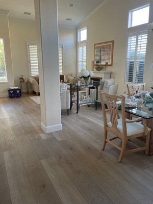 Living room flooring