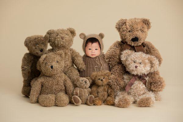 Sweet little bear
 Newborn Photography Orange County, Ca