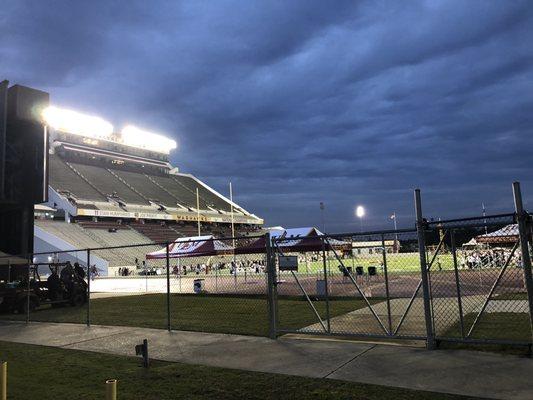 11/28/20. Saturday evening. Warhawks vs. Louisiana Ragin' Cajuns.