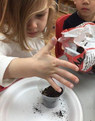 What does soil feel like?  Is it hard? Is it soft? Is it dry?