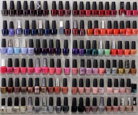 Polishes to choose from