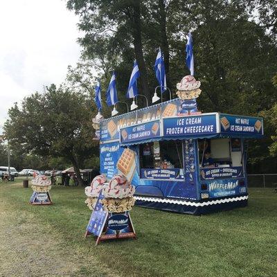 One of the ice cream stands