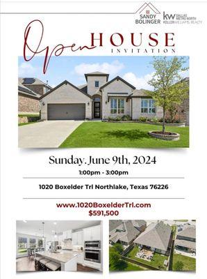 Just Listed in Northlake Texas.